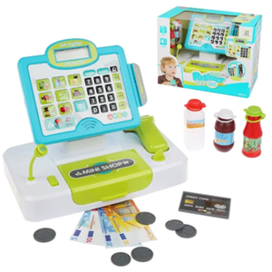 اسباب بازی صندوق فروشگاهی کودک سبز supermarket cashier toys BSCI Five Star_اسباب بازی